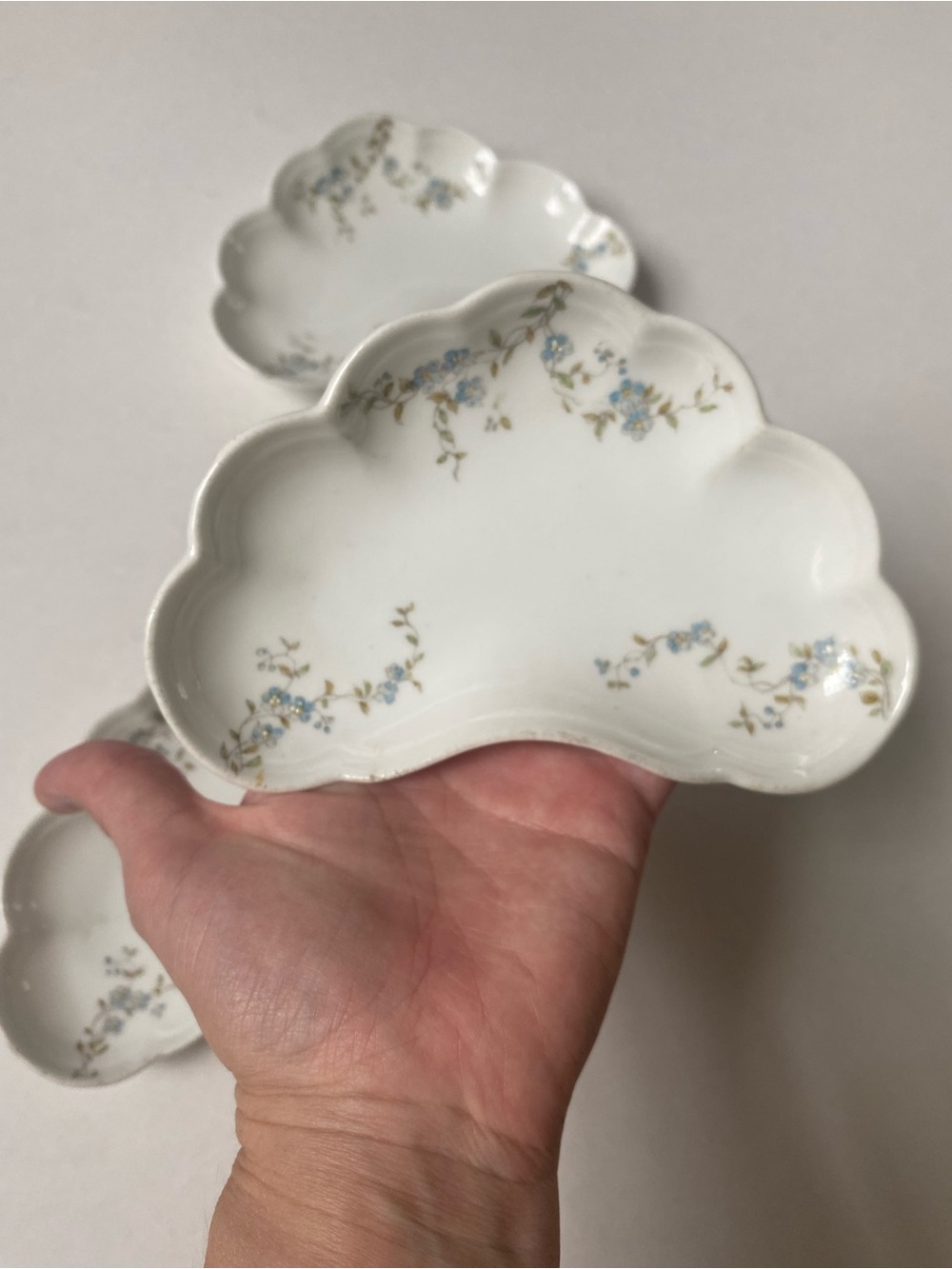 CH Field Haviland Limoges CFH GDM France Bone Bowl Dish Set Of 4